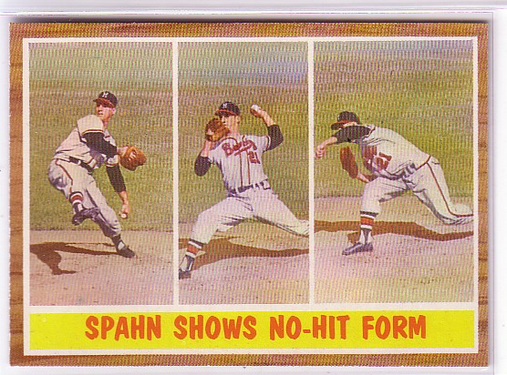 1962 Topps #312 Warren Spahn IA