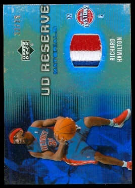 2006-07 UD Reserve Materials Patches #RH Richard Hamilton
