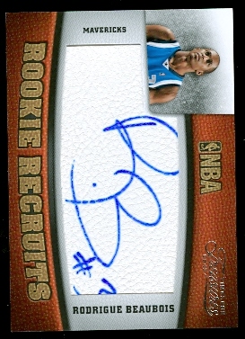 2009-10 Timeless Treasures #123 Rodrigue Beaubois AU RC