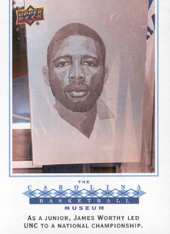 2010-11 Upper Deck North Carolina #133 James Worthy BM
