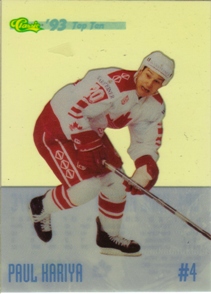 1993 Classic Top Ten #DP4 Paul Kariya