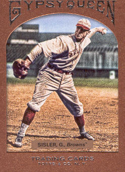 2011 Topps Gypsy Queen Framed Paper #40 George Sisler