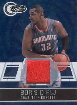 2010-11 Totally Certified Blue Materials #6 Boris Diaw/99