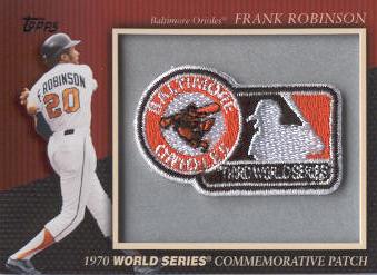 2010 Topps Commemorative Patch #MCP23 Frank Robinson
