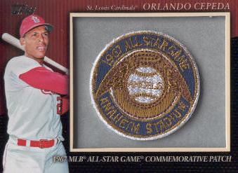 2010 Topps Commemorative Patch #MCP55 Orlando Cepeda