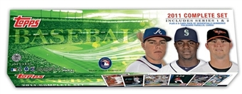 2011 Topps Baseball HOBBY HTA FACTORY Box SET With Series 1 & 2 - 660 Cards Includes Mickey Mantle Derek Jeter Albert Pujols Justin Verlander + 10 Rookie Variation Cards Inside The Set - In Stock 