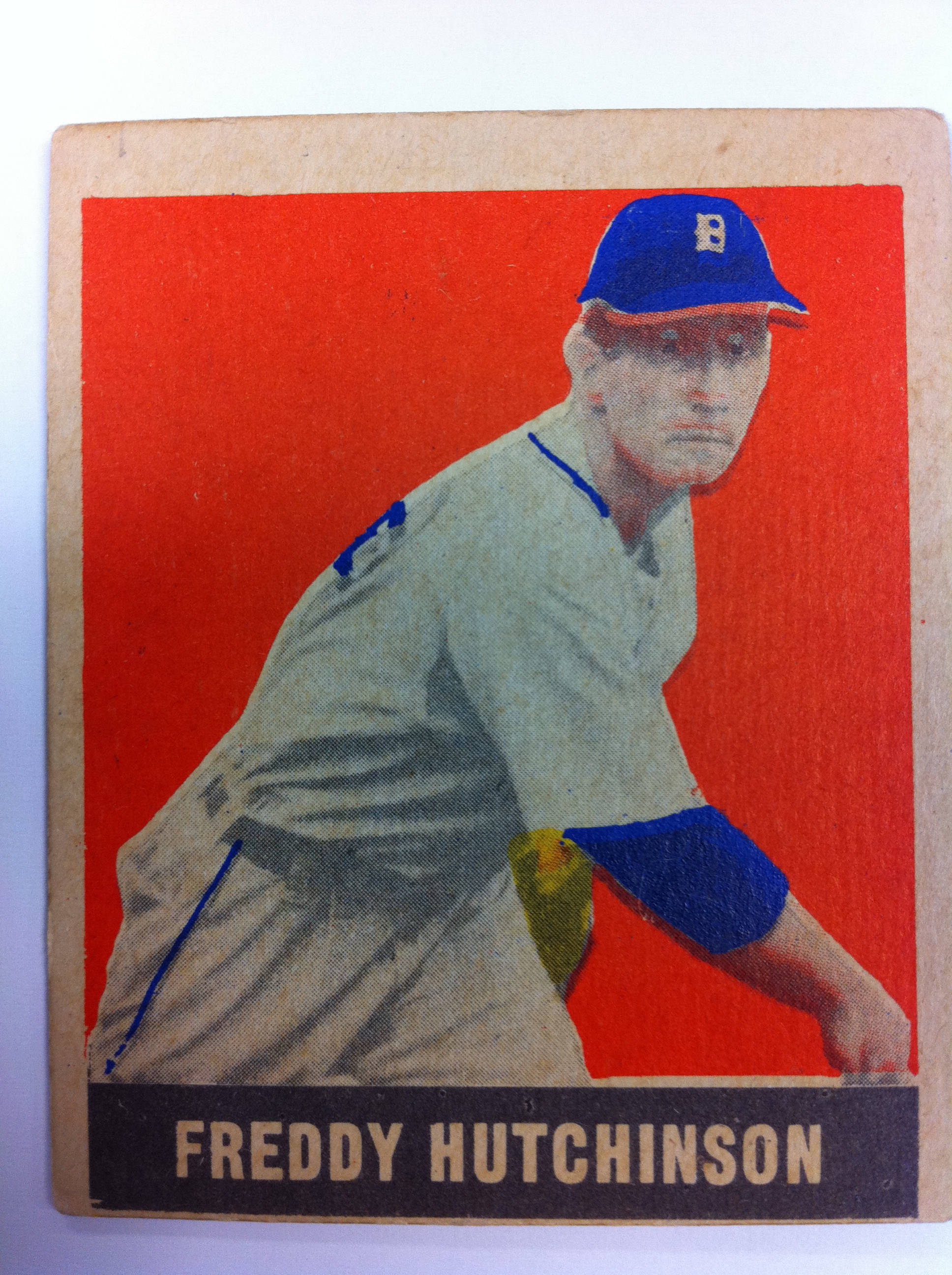 1949 Leaf #163 Fred Hutchinson SP RC