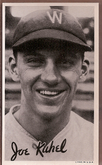 1936 Goudey Wide Pen Premiums R314 #A61 Joe Kuhel front image
