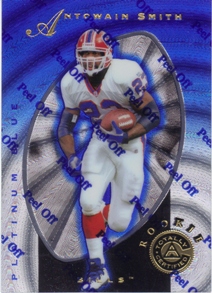 1997 Pinnacle Totally Certified Platinum Blue #126 Antowain Smith