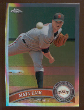 2011 Topps Chrome Refractors #132 Matt Cain