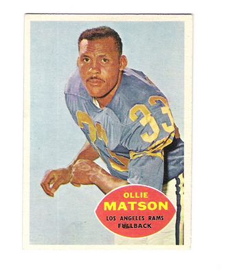 1960 Topps #63 Ollie Matson front image
