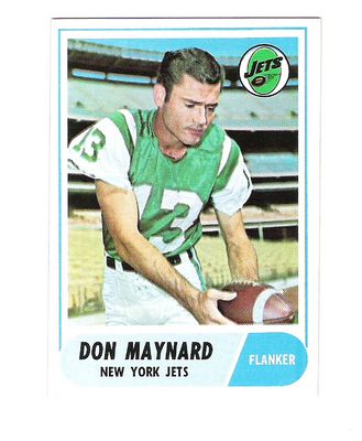 1968 Topps #169 Don Maynard