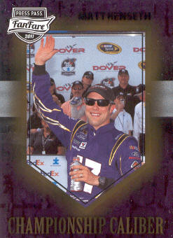 2011 Press Pass FanFare Championship Caliber #CC4 Matt Kenseth