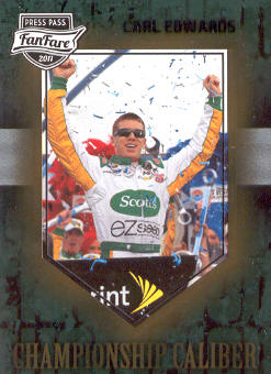 2011 Press Pass FanFare Championship Caliber #CC25 Carl Edwards front image