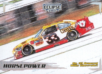 2011 Press Pass Eclipse #45 Clint Bowyer's Car HP