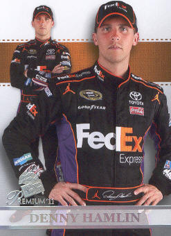 2011 Press Pass Premium #62 Denny Hamlin SU