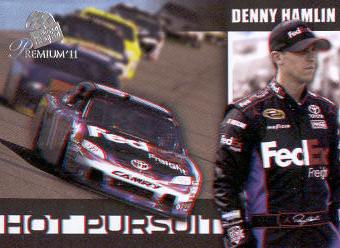 2011 Press Pass Premium Hot Pursuit 3D #HP7 Denny Hamlin