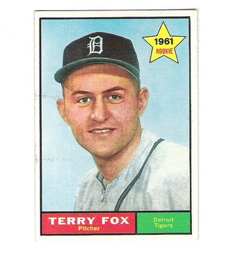 1961 Topps #459 Terry Fox RC