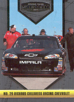 2011 Press Pass Stealth #17 Kevin Harvick's Car