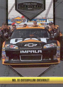 2011 Press Pass Stealth #32 Jeff Burton's Car
