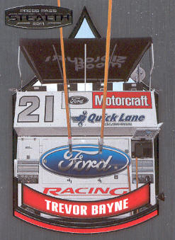 2011 Press Pass Stealth #71 Trevor Bayne's Pit Box CC