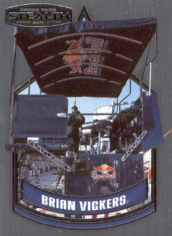 2011 Press Pass Stealth #72 Brian Vickers' Pit Box CC
