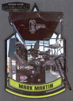 2011 Press Pass Stealth #73 Mark Martin's Pit Box CC