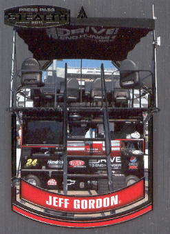 2011 Press Pass Stealth #76 Jeff Gordon's Pit Box CC