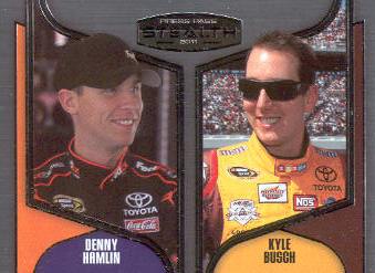 2011 Press Pass Stealth #88 Denny Hamlin/Kyle Busch