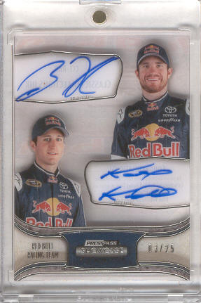 2011 Press Pass Showcase Classic Collections Ink #CCMRBR Brian Vickers/Kasey Kahne/Red Bull Racing Team