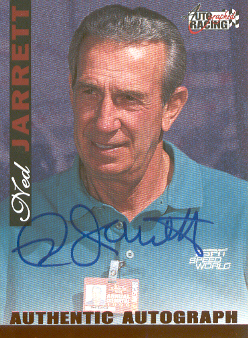 1996 Autographed Racing Autographs #23 Ned Jarrett