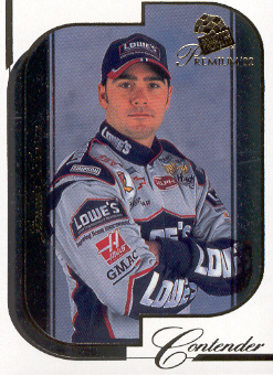 2002 Press Pass Premium #13 Jimmie Johnson CRC