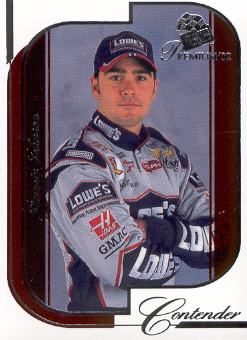 2002 Press Pass Premium Red Reflectors #13 Jimmie Johnson