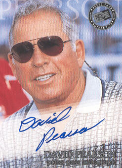 2002 Press Pass Autographs #52 David Pearson