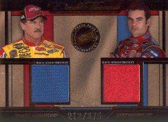 2005 Press Pass Legends Double Threads Bronze #DTLG Terry Labonte/Jeff Gordon