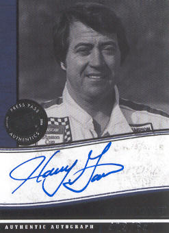 2006 Press Pass Legends Autographs Blue #5 Harry Gant/600