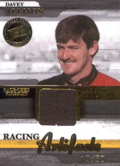 2006 Press Pass Legends Racing Artifacts Firesuit Gold #DAF Davey Allison