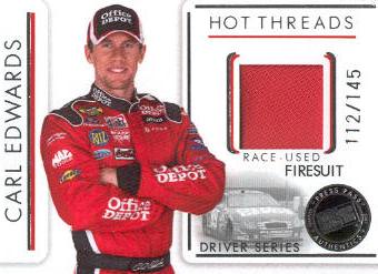 2007 Press Pass Premium Hot Threads Drivers #HTD14 Carl Edwards