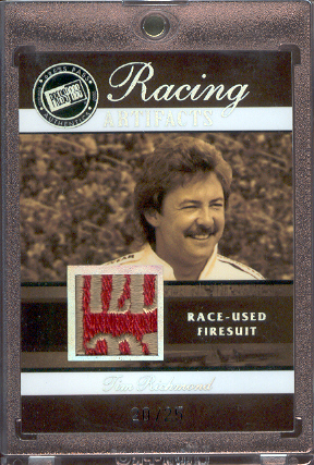 2007 Press Pass Legends Racing Artifacts Firesuit Patch #TRF Tim Richmond