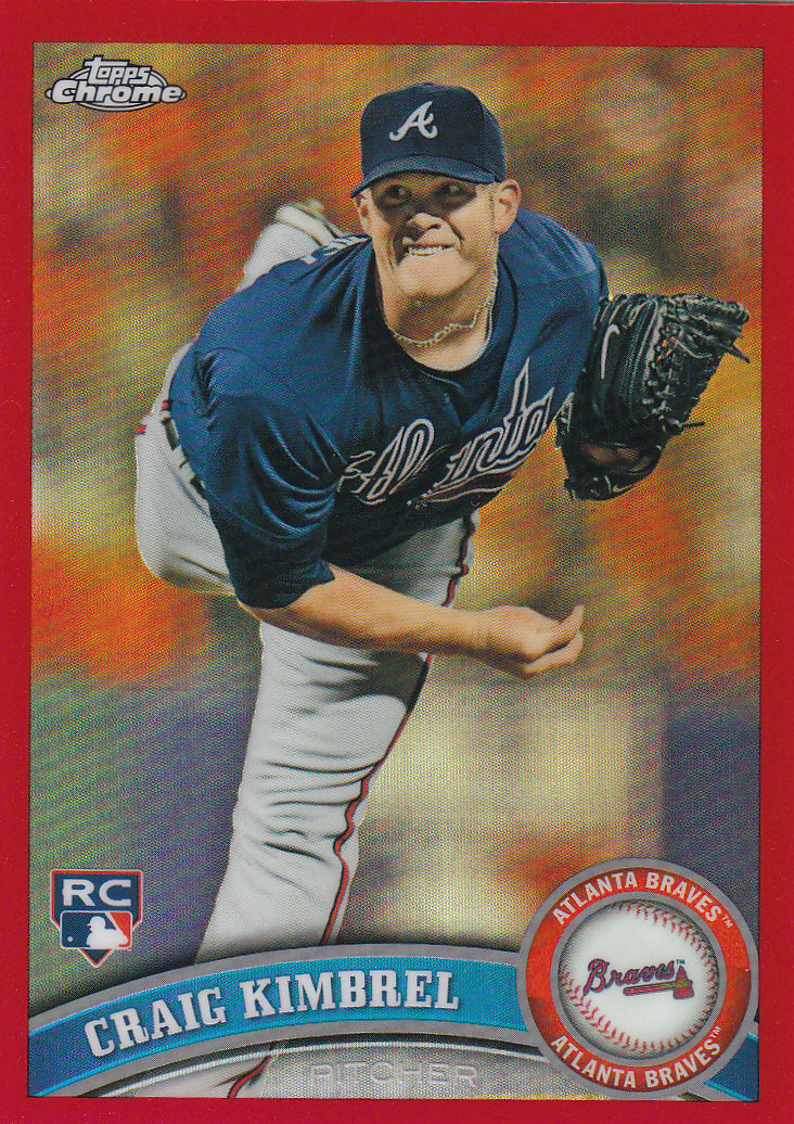 2011 Topps Chrome Red Refractors #195 Craig Kimbrel