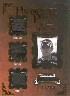2009 Press Pass Legends Prominent Pieces Bronze #PPCE Carl Edwards