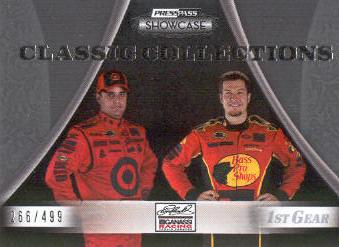 2009 Press Pass Showcase #28 Juan Pablo Montoya/Martin Truex Jr. CC