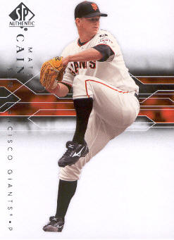 2008 SP Authentic #87 Matt Cain
