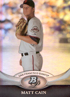 2011 Bowman Platinum #54 Matt Cain