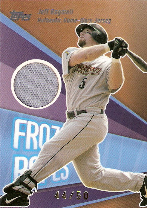 2004 Topps Clubhouse Frozen Ropes Relics #JB Jeff Bagwell Jsy