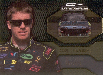 2010 Press Pass Showcase Gold #42 Carl Edwards EE