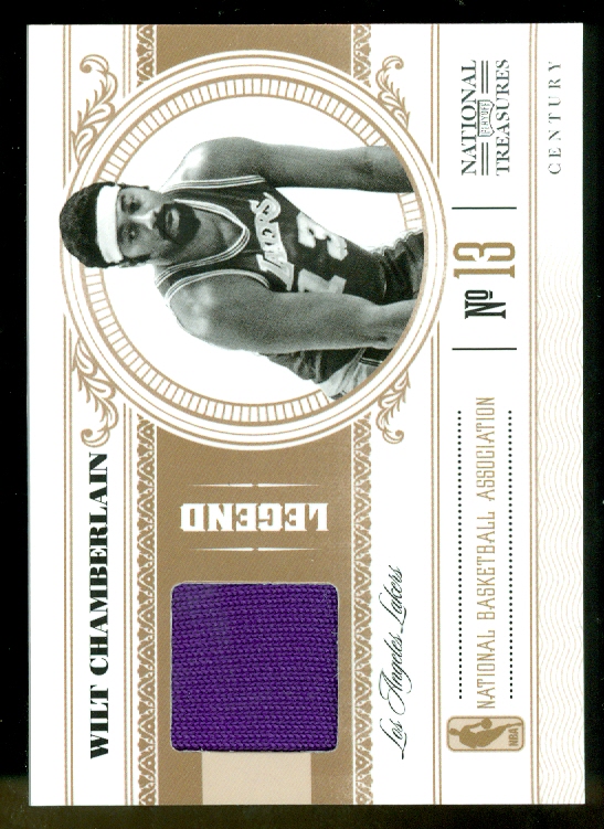 2010-11 Playoff National Treasures Century Materials #106 Wilt Chamberlain/25