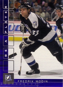 2001-02 BAP Memorabilia Sapphire #65 Fredrik Modin