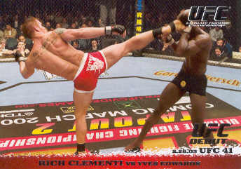 2009 Topps UFC Round 1 #13 Rich Clementi/Yves Edwards