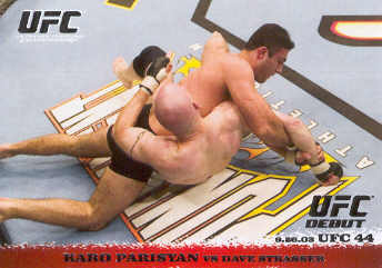 2009 Topps UFC Round 1 #16 Karo Parisyan/Dave Strasser